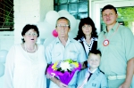 Счастливая семья: Светлана Борисовна, её супруг, дочь, зять, внук
